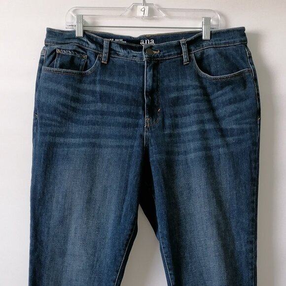 A.N.A. A New Approach Womens Denim Blue High Rise Skinny Ankle Jeans Size 18T - Picture 2 of 6